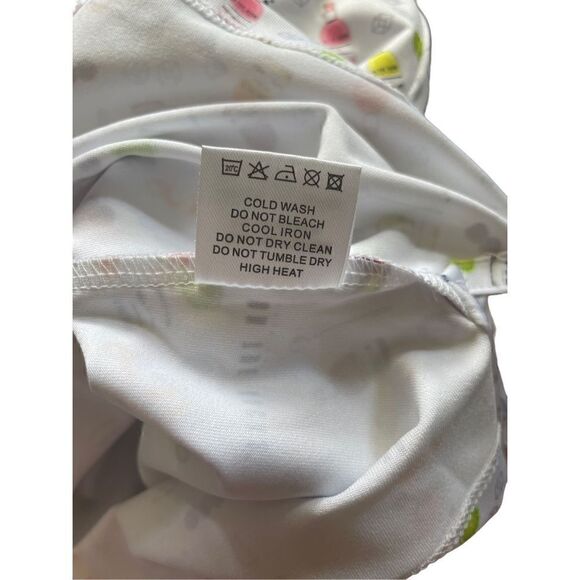 On The Rocks Women’s White Premium Cocktails Print Polo Shirt Size Small - Picture 5 of 9